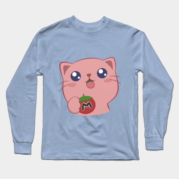 Kirby Cat Long Sleeve T-Shirt by Pikachomp